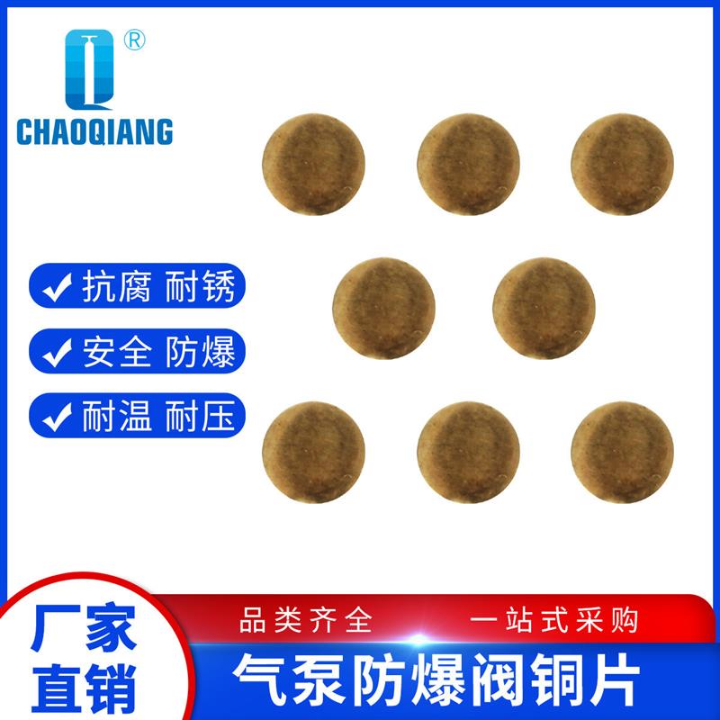 适配防爆阀铜片  30mpa高压打气机单缸双杠充气泵配件通用型铜片