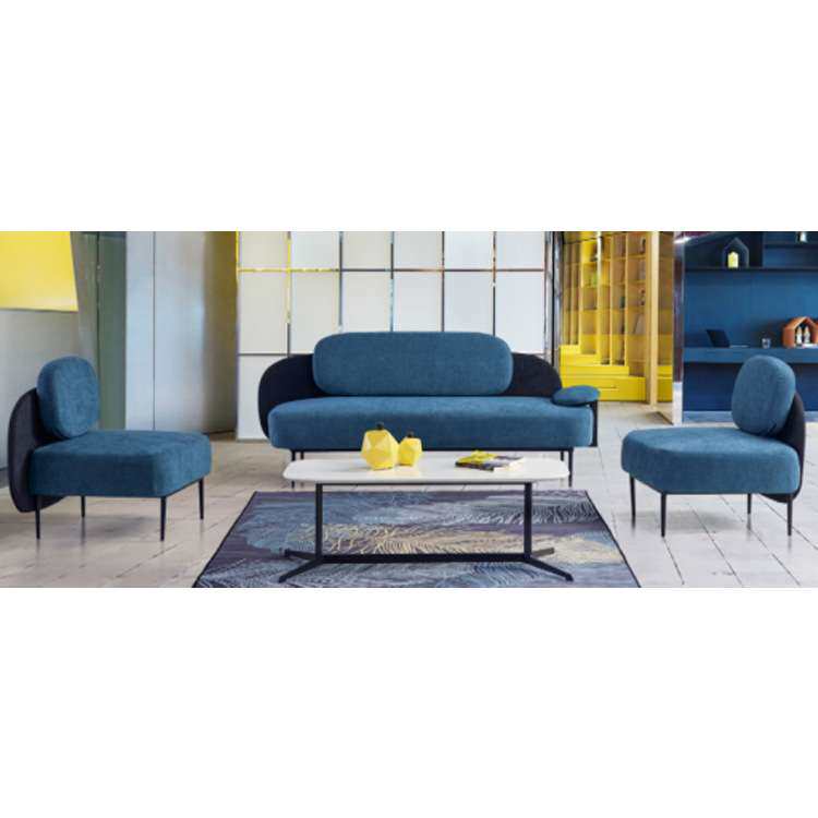 北欧设计师创意沙发现代简约接待室布艺双三人沙发客厅卧室小户型