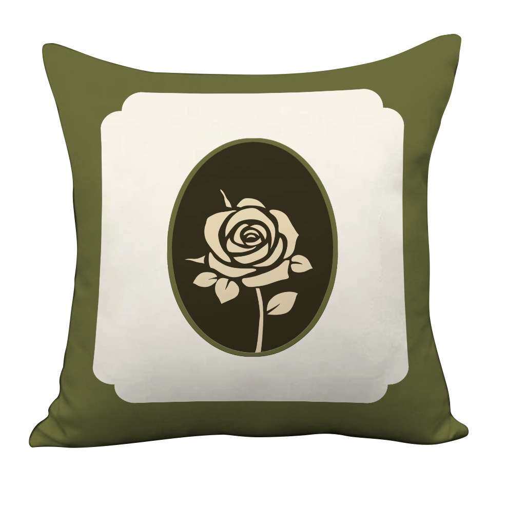 北欧轻奢复古抱枕套高级艺术客厅靠枕套床头沙发卧室装饰靠垫套