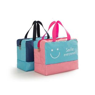 0饭米粒 运动干湿分离包男女大容量防水洗澡浴衣袋沙滩泳衣收纳包