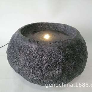 F45-MB11仿石头感喷泉户外室内流水生财现代简约流水-3
