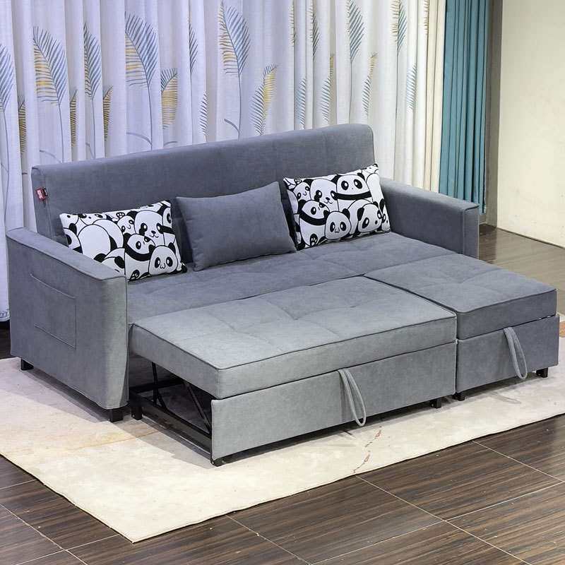 佛山家具沙发床折叠两用多功能钢铁架小户型客厅科技布小户型适用