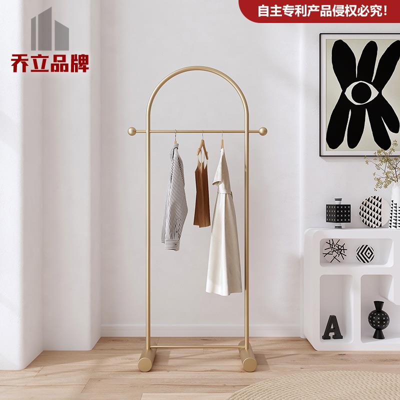 新疆包邮简约家用挂衣架落地卧室转角衣帽架室内挂衣架置物架衣服