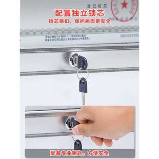 企业宣传栏单位营业证照公示栏卫生框经营许可证照框公告栏展板