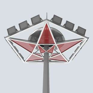 室外升降高杆灯 厂家供应球场港口LED高杆灯道路照明设备工程灯具