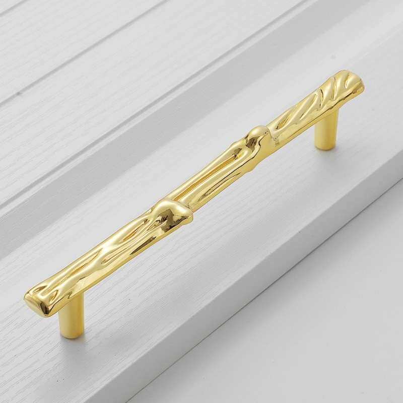 新款欧式个性创意树干拉手现代简约高档衣柜门橱柜鞋柜抽屉把手