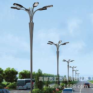 篮球场中高杆灯 6米12米LED高杆灯球场灯 高度可定车站高杆路灯