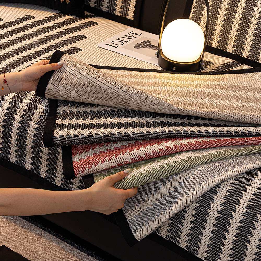 2026新款仿棉麻四季通用网红爆款沙发垫高级轻奢防滑沙发套罩背巾