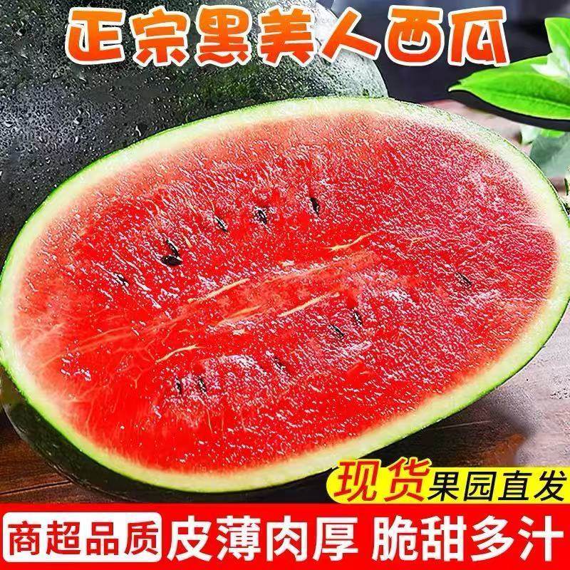 黑美人西瓜正宗脆甜薄皮多汁水果甜西瓜精选水果当季新鲜脆甜可口,水产肉类/新鲜蔬果/熟食,西瓜,淘宝优惠券,粉丝福利购,淘宝优惠卷