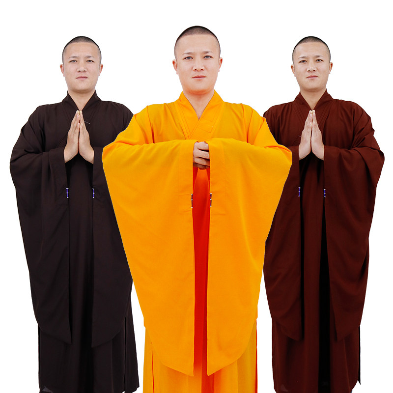 速发僧服海青春秋男款四季居士服薄僧袈服装人裟大褂长衫法会海清