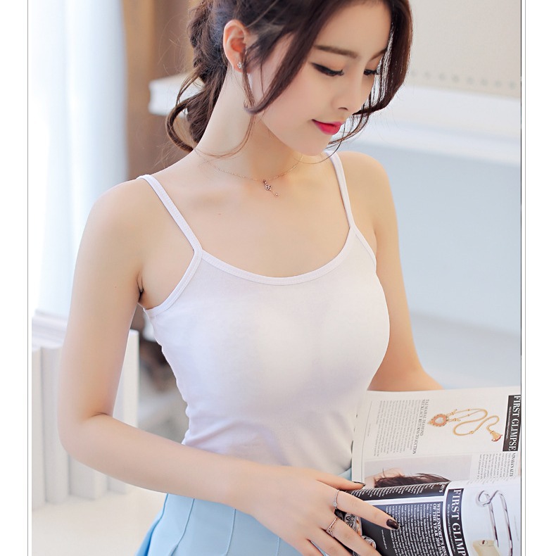 日本品质新款莫代尔吊带背心女夏 打底百搭女士吊带衫 小背心
