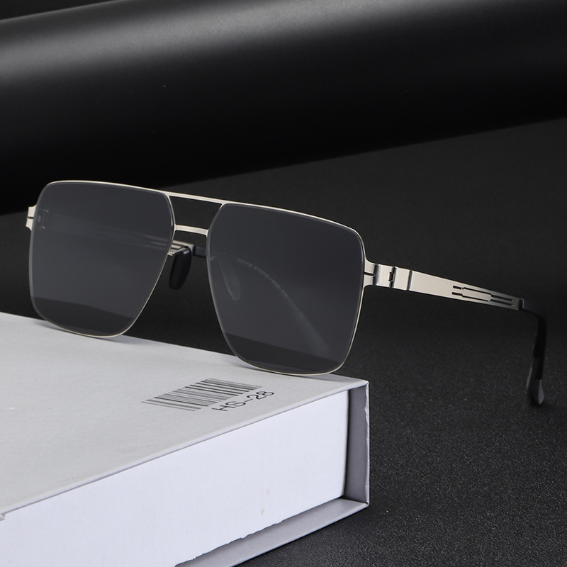 日本品质新高清尼龙偏光太阳镜男款高级感驾驶开车专用防晒强光紫