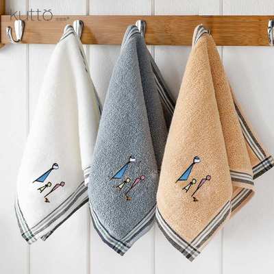 纯棉洗脸帕抗菌毛巾小宝宝儿童巾长方形柔软全棉吸水家用不掉毛