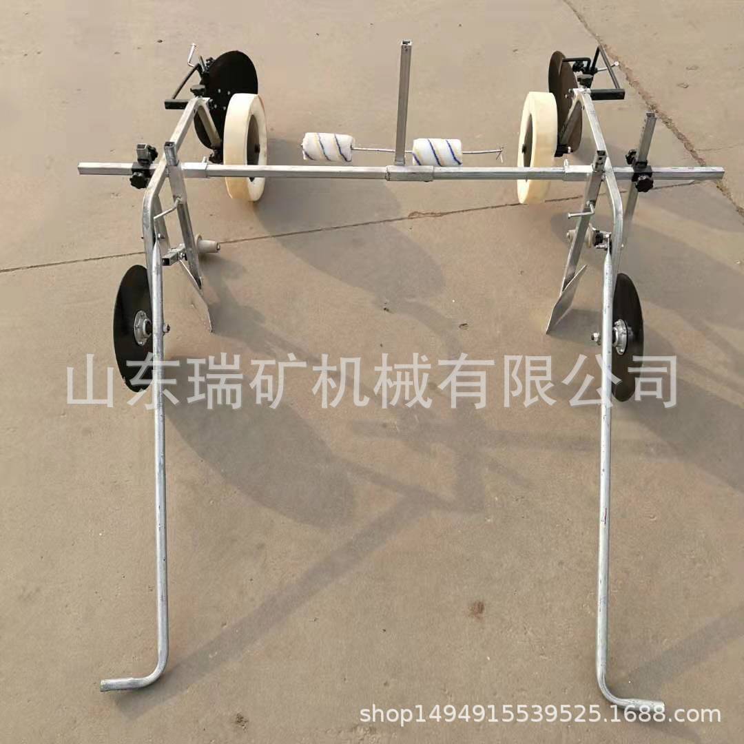 手力式薄膜设备盖地膜机手拉农用人力农作物铺膜工具复膜机覆膜器