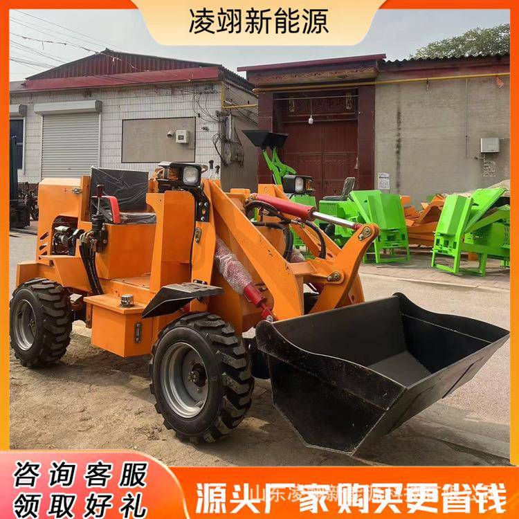 电动铲车装载机四驱小型农用四驱柴油养殖场工程单缸铲车