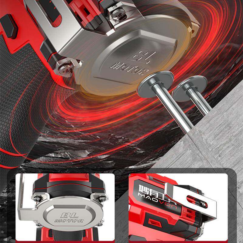 妙有可敲手电式钻无刷电机充电小击钢家用打墙多YQU功能冲击炮钻