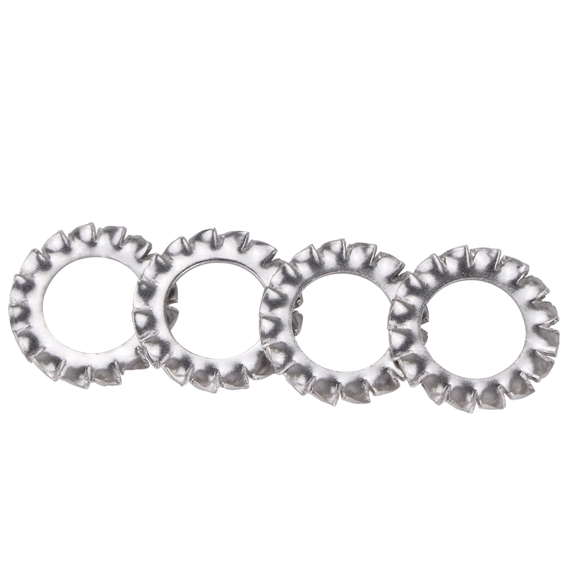 新品-M30e  304不锈钢锁紧垫圈/外锯齿垫多齿防滑止动防松垫片定