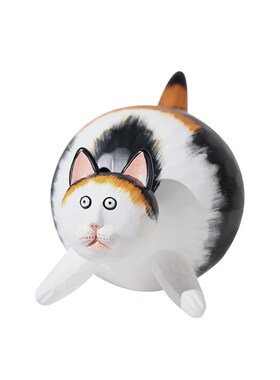 好货现代简约日系猫桌面ins风摆件 样板房间玄关家居创意猫挂件软