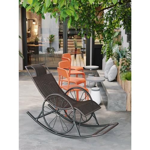 2022新款夏季藤椅摇椅家用摇摇椅大人逍遥椅老人阳台休闲躺椅藤编