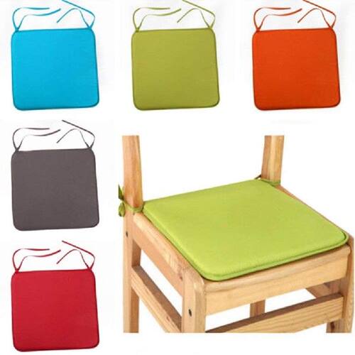好货Luxury Square Chair Pad Cushion 40x40cm Square Dining Ch