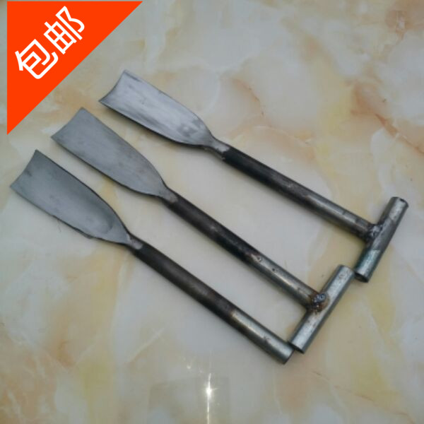 孙铁匠手工锻打农用花铲花锹挖土刨地种树起苗园林绿小锄头包邮