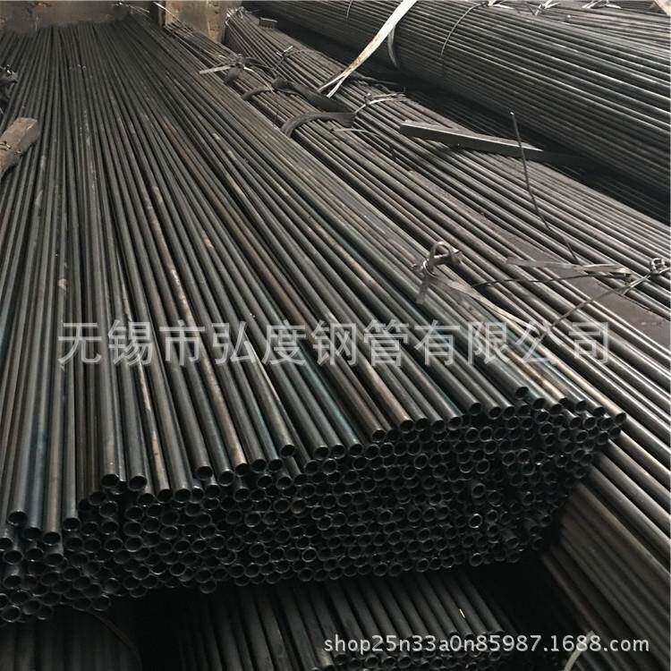 薄壁家具管38*2.0Q195铁管喷塑黑铁家具管高频焊管包折弯