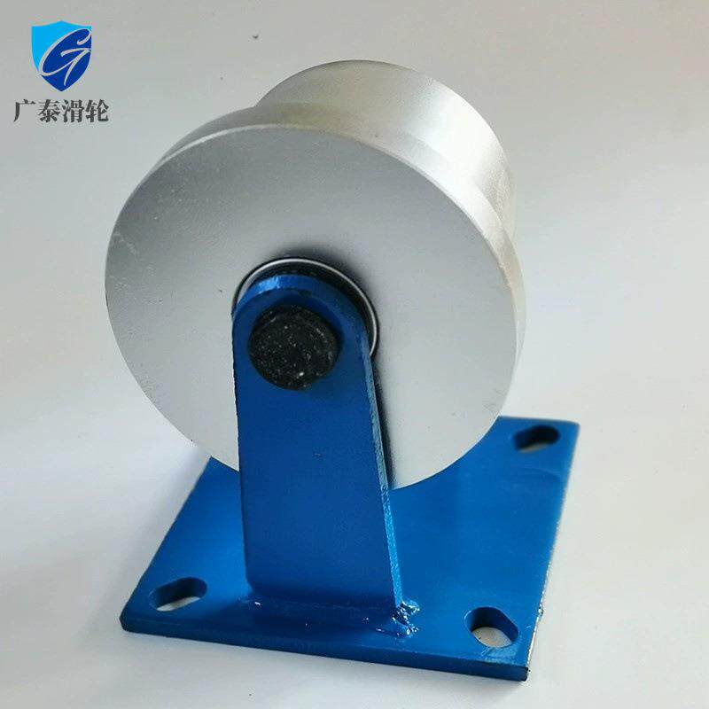 重型铸钢T型轨道轮火车地铁铁路专用滑轮单边耐磨工业矿山轨道轮