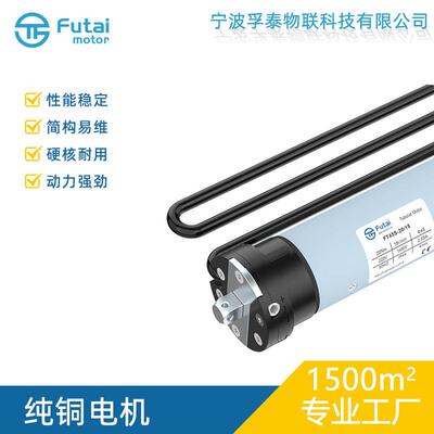 110V230V多扭矩机械管状电机铜质丝杆4分钟热保护电动卷闸窗FT45S