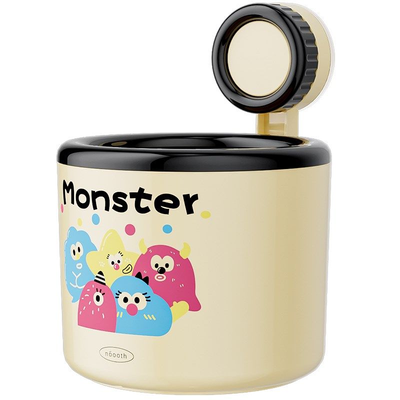 精选吸盘垃圾桶壁挂废弃洗脸巾悬挂式收纳桶家用卫生间小怪兽桌面