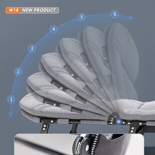 午憩宝躺椅折叠午休床办公室睡椅便携家用阳台休闲不占地懒人沙发