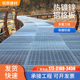热镀锌钢格板钢格栅平台踏步板排水沟盖板漏缝地板不锈钢形状订做