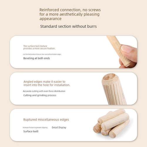 荷木斜纹木塞子圆木榫堵孔圆柱硬木楔子圆木棒木栓木销家具连接件