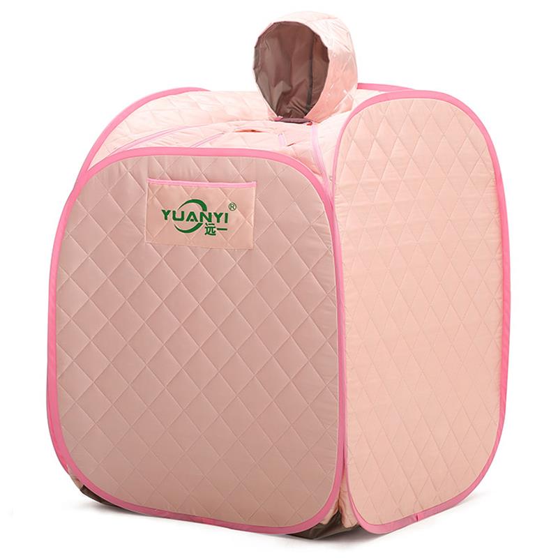 远一汗蒸家用全身排毒折叠式免安装蒸汽桑拿浴箱发汗单人配件箱体