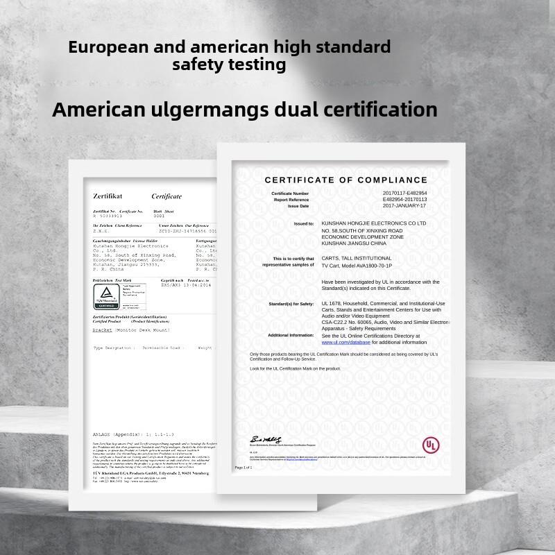 NB AVA1500-60-1P电视移动支架落地式一体机推车挂架通用架子1800