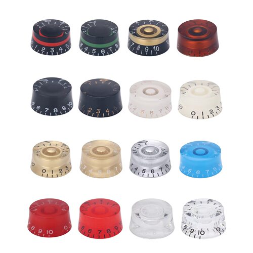 多种颜色CTM钮帽电吉他水晶透明