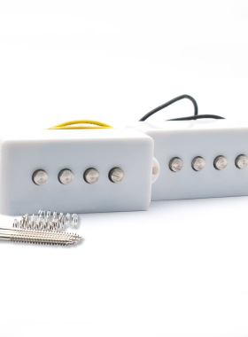 P贝司拾音器 黑色白色 贝斯拾音器Precision Bass 4弦DIY升级替换