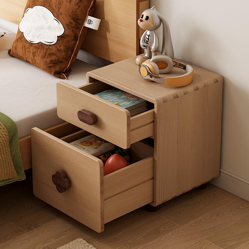 Mother's Choice 全实木床头柜储物柜子卡通收纳柜床边柜儿