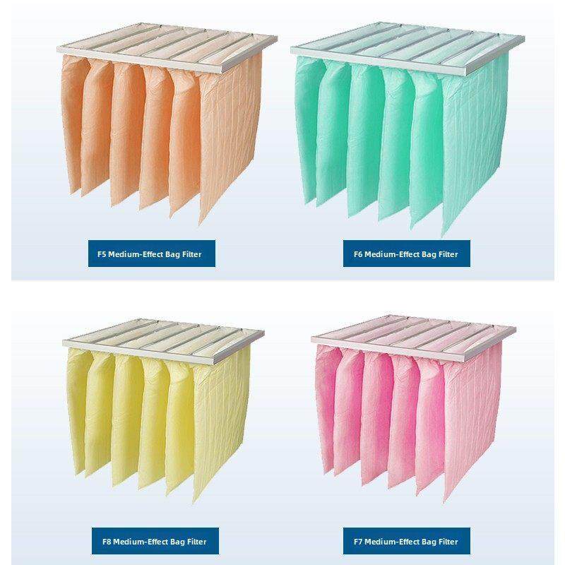 g4初效板式空气过滤器铝框纸框中效袋式无纺布中央空调防尘过滤网