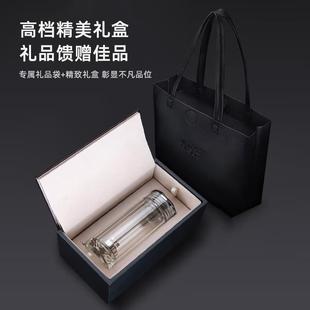水宜生双层玻璃杯男女士高档耐热防爆耐高温水杯男女透明水晶茶杯