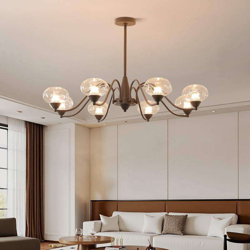 法式中古风客厅吊灯创意轻奢高级感主卧室灯现代简约玻璃护眼灯具,3C数码配件,USB灯,淘宝优惠券,粉丝福利购,淘宝优惠卷