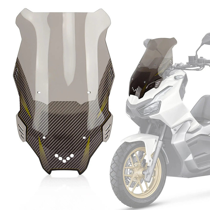 适用本田ADV150改装专用前挡风玻璃ADV160导流罩挡风镜加高风挡