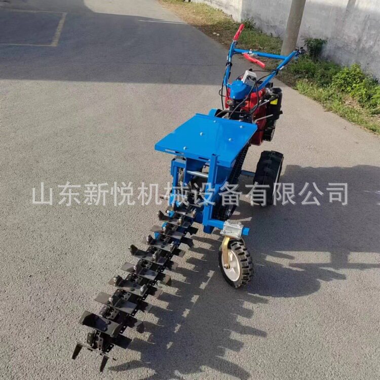 自走式链式开沟机 小型手扶式果树施肥开沟机 管道开槽机