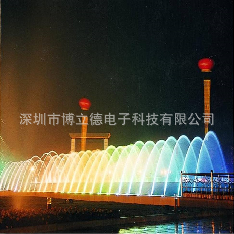波光跳泉厂家直销安装设计施工光亮玻光喷泉不锈钢喷头网红景点图片