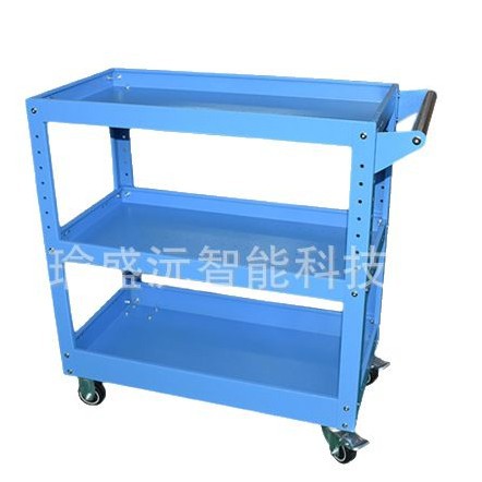 工厂直销汽保维修工具小推车车间加厚铁皮工具车三层平板车