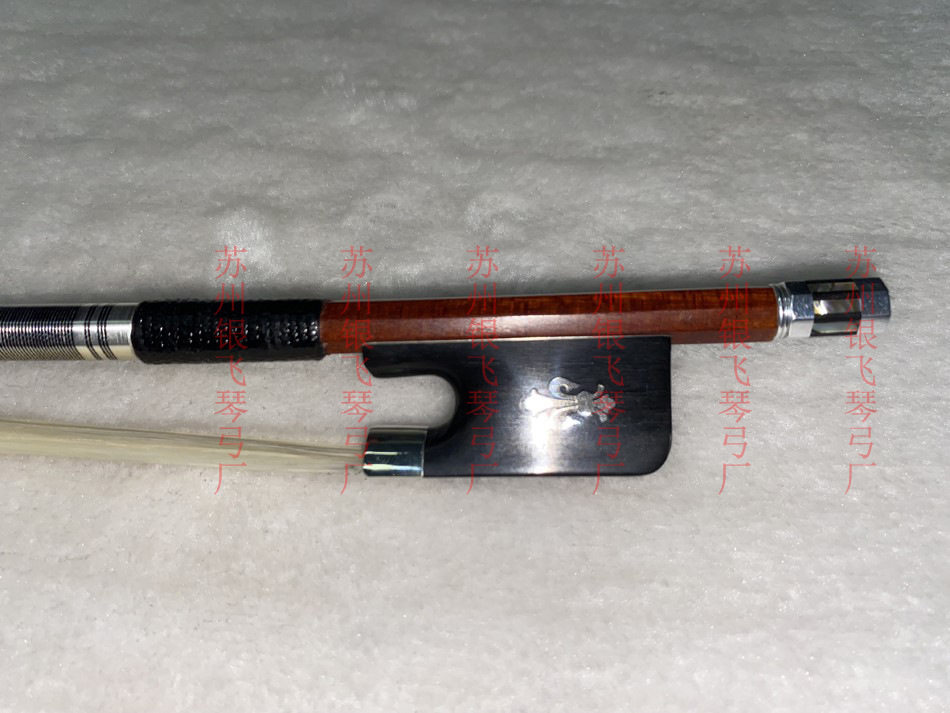 高档包木皮碳纤维大提琴弓包皮碳纤乌木盾牌铜配件包邮苏州小提琴