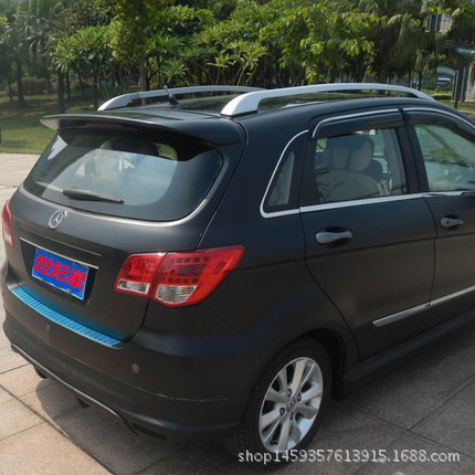 适用于北汽E130 E150汽车尾翼定风翼ABS材料底漆E130E150尾翼