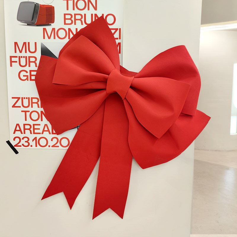 圣诞节圣诞树大蝴蝶结商场门店装饰场景布置拍照道具用品