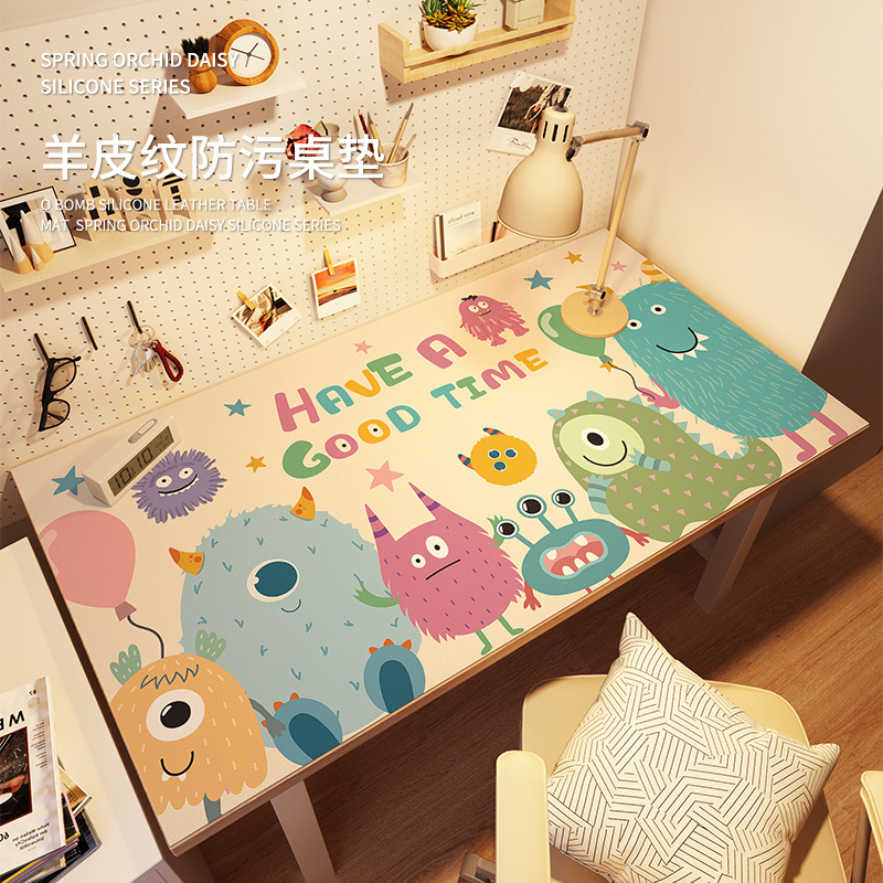 速发书桌桌垫pvc子水防滑可擦桌生学习桌垫防课桌写字桌学布
