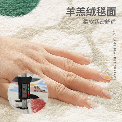 现货速发美式浴室地垫家用卫生间门口超强吸水防滑脚垫厕所耐脏毛