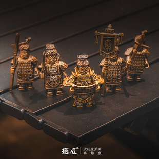 快速发货【 秦始皇帝陵博物B院】兵马俑中国风模型摆件创意桌